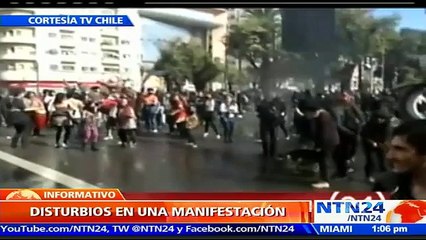 Violencia en Valparaíso: un muerto deja incendio provocado por manifestaciones tras cuenta pública de Bachelet
