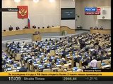 Russian politician Zhirinovsky made Putin laugh and everyone else. Speech in Duma (English subs)