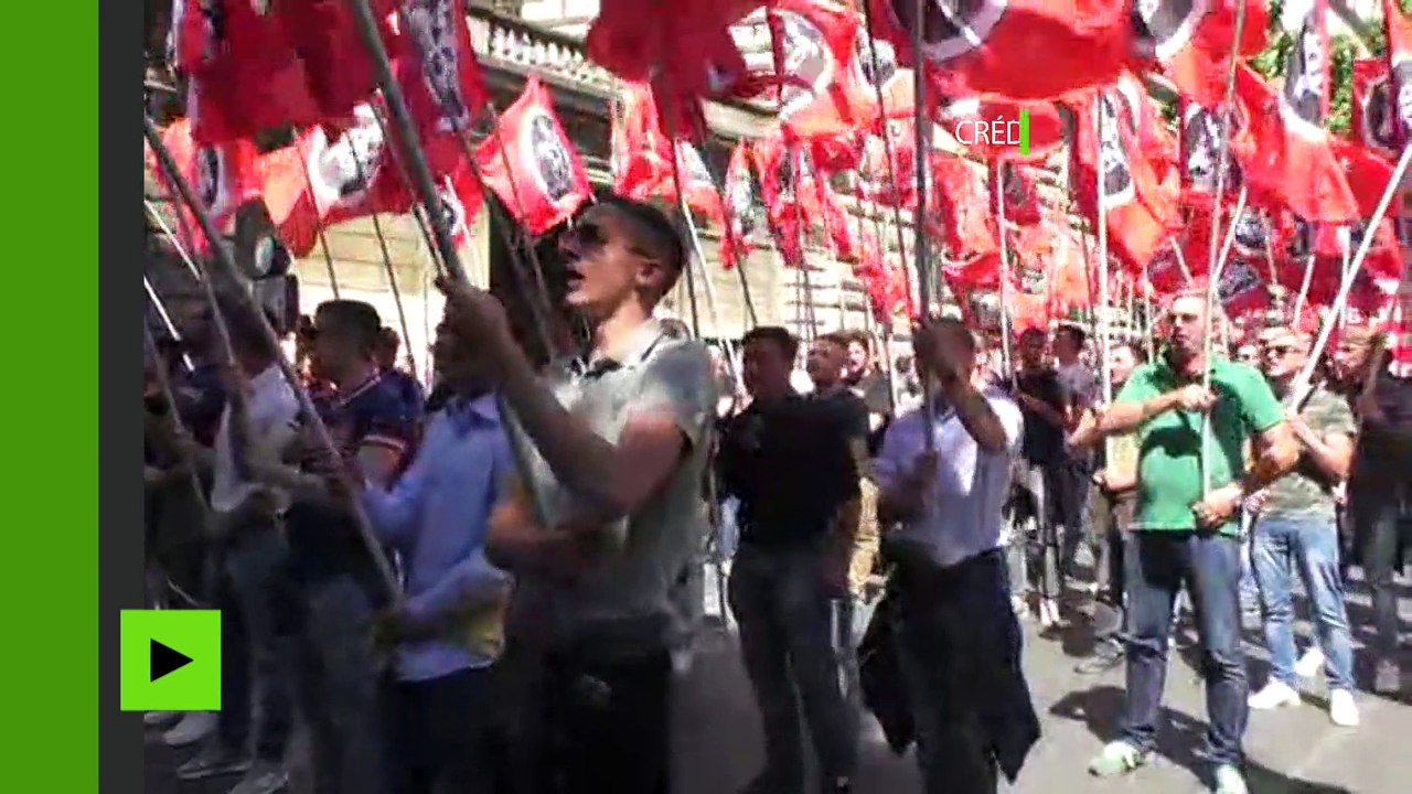 «C’est ma maison» : marche de fascistes italiens contre les migrants à Rome