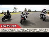 HONDA 600F HORNET X HONDA CB650F X YAMAHA MT-07 - ESPECIAL DESAFIO DAS 600 #63 | ACELERADOS