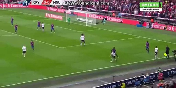 Anthony Martial Fantastic Elastico Skills Crystal Palace 0-0 Man UTD