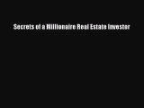 [Download] Secrets of a Millionaire Real Estate Investor  Full EBook