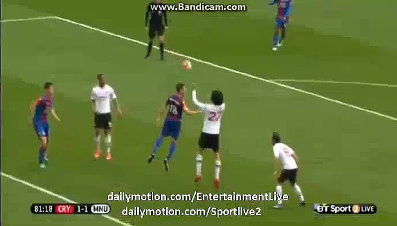 Juan Mata Amazing Volley Goal | Crystal Palace 1-1 Manchester United