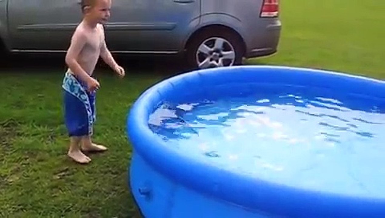 ---A cold dip in the pool