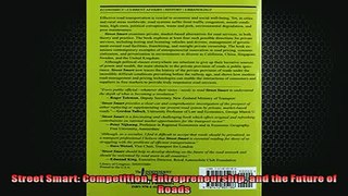 Free PDF Downlaod  Street Smart Competition Entrepreneurship and the Future of Roads  BOOK ONLINE