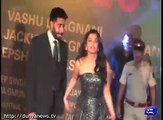 Abhishek Bachchan walks off while being clicked with Aishwarya Rai