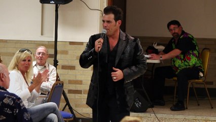 Franz Goovaerts sings 'Lawdy Miss Clawdy' American Legion 2016