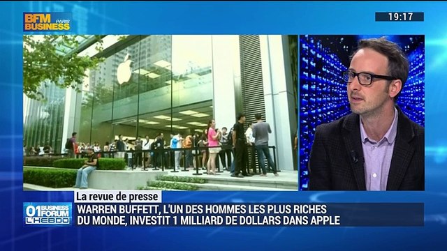 L'actualité IT: Warren Buffett, l'un des hommes les plus riches du monde, investit 1 milliard de dollars dans Apple - 21/05