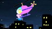 Helicóptero Peppa Pig -  Animais na Lua, Canções dos desenhos animados para crianças
