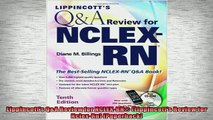 Free PDF Downlaod  Lippincotts QA Review for NCLEXRN Lippincotts Review for NclexRn Paperback READ ONLINE