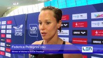 Federica Pellegrini, winner of Women's 200m Freestyle – Day 13, London