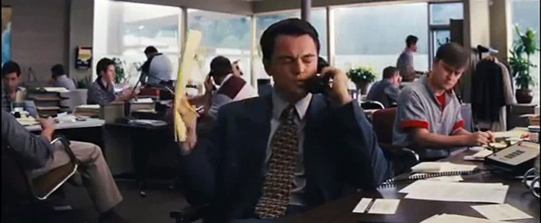 The Wolf of Wall Street 2013 selling thru phone scene