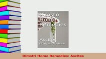 Download  Dimstri Home Remedies Ascites Free Books