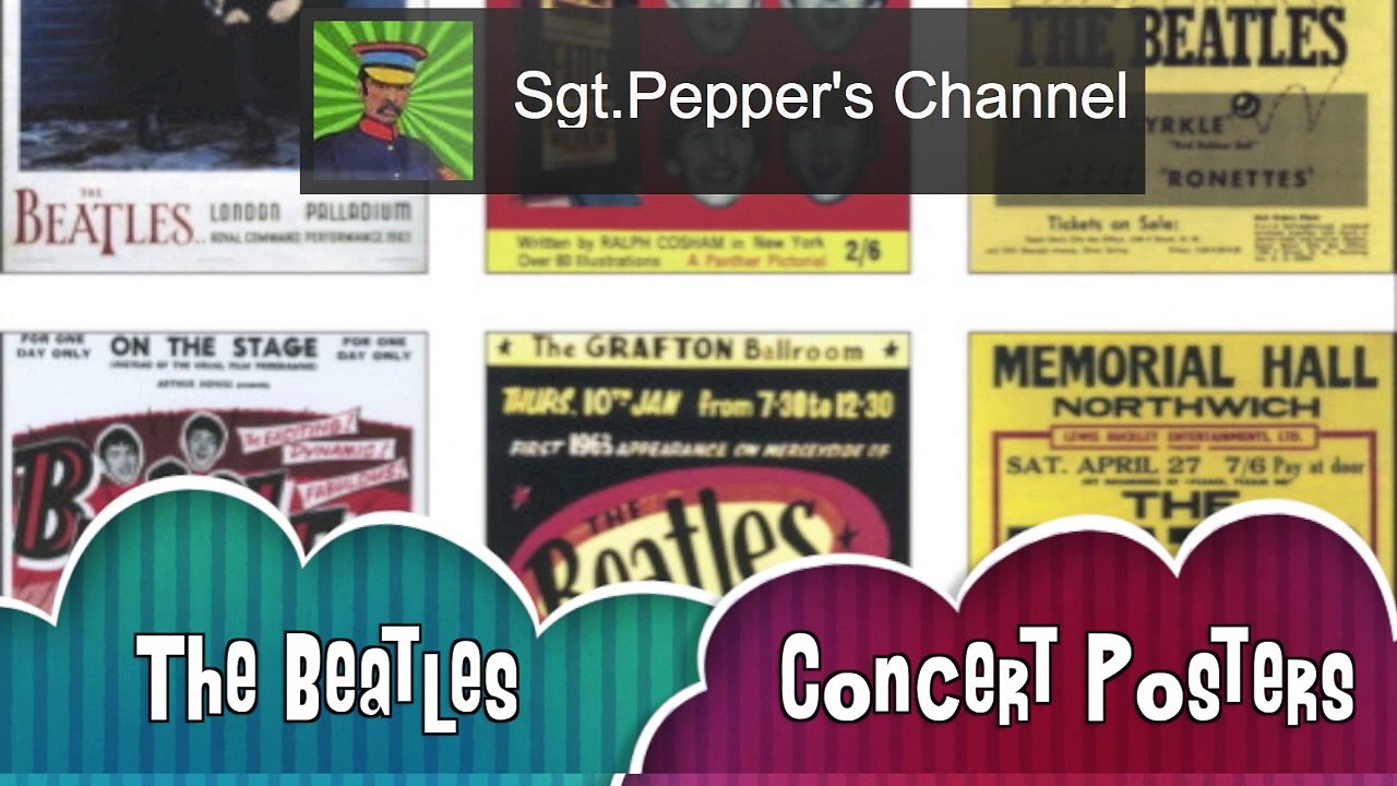 Beatles Concert Posters
