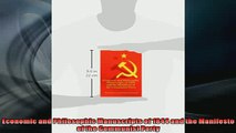 Free PDF Downlaod  Economic and Philosophic Manuscripts of 1844 and the Manifesto of the Communist Party READ ONLINE