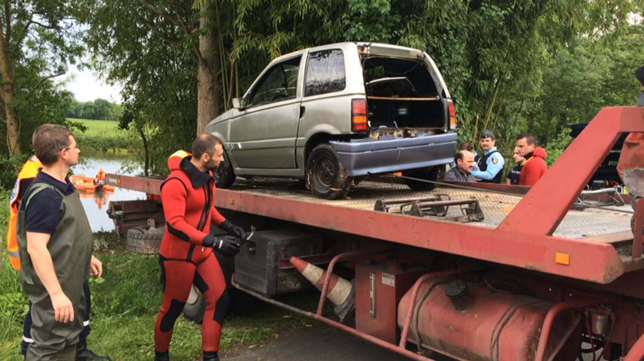 Voiturette dans le Loir: un homme noyé