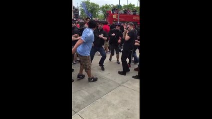 Angry Confrontation Between New York Red Bulls And City's Fans!