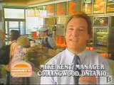 Harvey's Mushroom Swiss, Chicken Club Commercial 1992