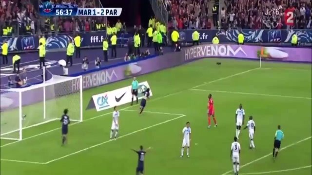 Olympique Marseille vs PSG 1-3 Goal Edinson Cavani Coupe de France Final 21-05-2016 HD