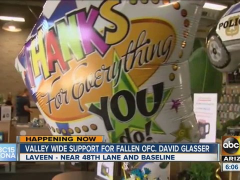 Valley wide support for Officer David Glasser