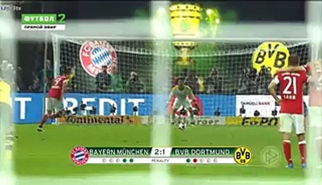4-3 FC Bayern Munich vs Borussia Dortmund vs Full Penalty Shotout 21.05.2016