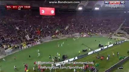 Álvaro Morata goal Milan 0-1 Juventus Tim Cup