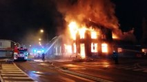 Violent incendie à Mouscron