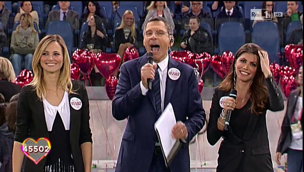 Flavio Insinna ospite alla "Partita del Cuore 2016" allo Stadio Olimpico di Roma - 18/05/2016
