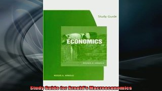 READ book  Study Guide for Arnolds Macroeconomics  DOWNLOAD ONLINE