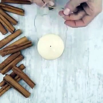 How to Make Cinnamon Scented candles - CreativeGifts