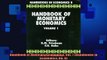 Free PDF Downlaod  Handbook of Monetary Economics Vol 1 Handbooks in Economics No 8  FREE BOOOK ONLINE