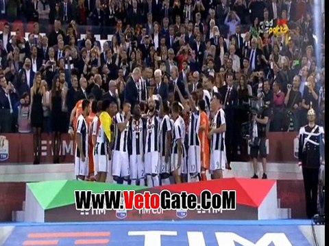 لحظات تتويج يوفنتوس بكأس ايطاليا على حساب ميلان