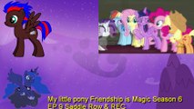 blind commentary  My Little Pony Friendship is magic Season 6 EP 9 saddle row & REC