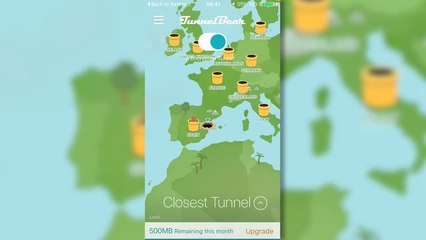 tunnelbear, is a VPN that is easy to set up and use and that comes with a nice design.
