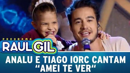 Tiago Iorc e Analu cantam "Amei Te Ver"