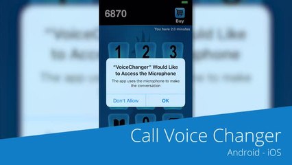 Cambia tu voz mientras llamas con Call Voice Changer