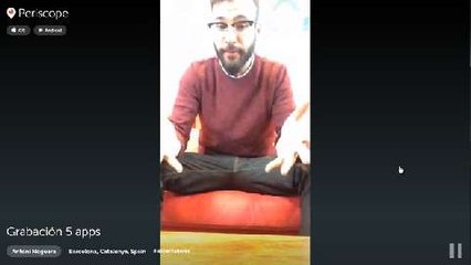 Retransmite lo que haces en directo con Periscope