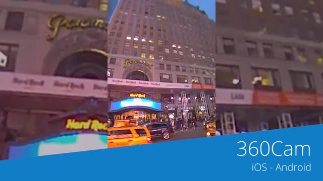 360cam, viewing 360 degrees videos for the Samsung Gear 360