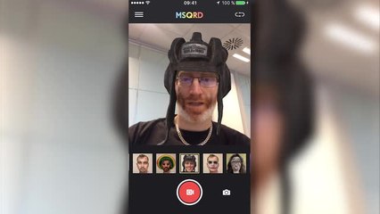 Msqrd, an amazing face changing app with a range of amazing masks