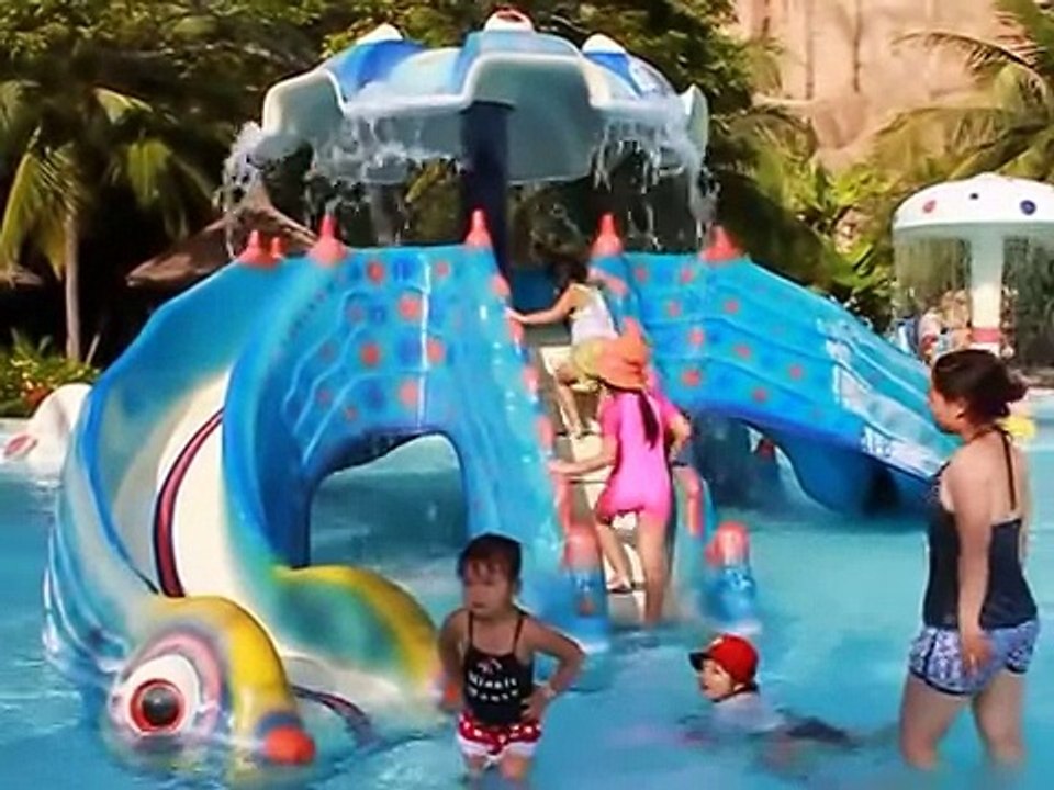 Kids Enjoying The Pool - Pool Kids Party Swim Fun - Children Pool