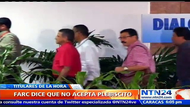 No hemos dicho que aceptamos el plebiscito : negociador de las FARC Rodrigo Granda ante eventual acuerdo de paz