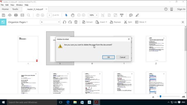 Cómo reordenar, rotar o borrar páginas PDF con Adobe Reader