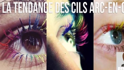 Tendance Make Up - les cils arc-en-ciel ! - Feminah