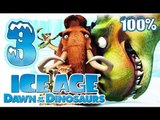 Ice Age 3: Dawn of the Dinosaurs Walkthrough Part 3 ~ 100% (PS3, X360, Wii, PS2, PC) Level 3