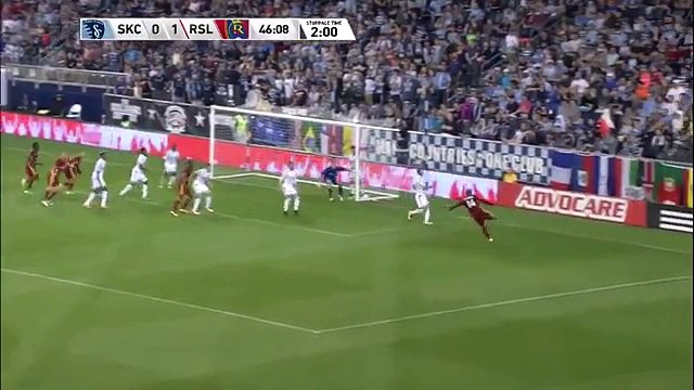 Brad Davis Own Goal - Sporting Kansas City 0-2 Real Salt Lake - 21-05-2016 MLS