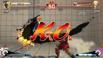 Ultra Street Fighter IV battle: Sagat vs Gen