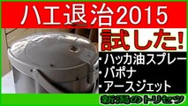 害虫退治 ハエ退治2015　どれが効く!?(ハッカ油スプレー、バポナ、アースジェット)