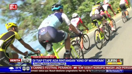 King of Mountain Menghadang Peserta Tour de Flores