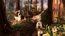 Star Wars Battlefront - Playing Walker Assault on Endor / Landslide victory for the rebels