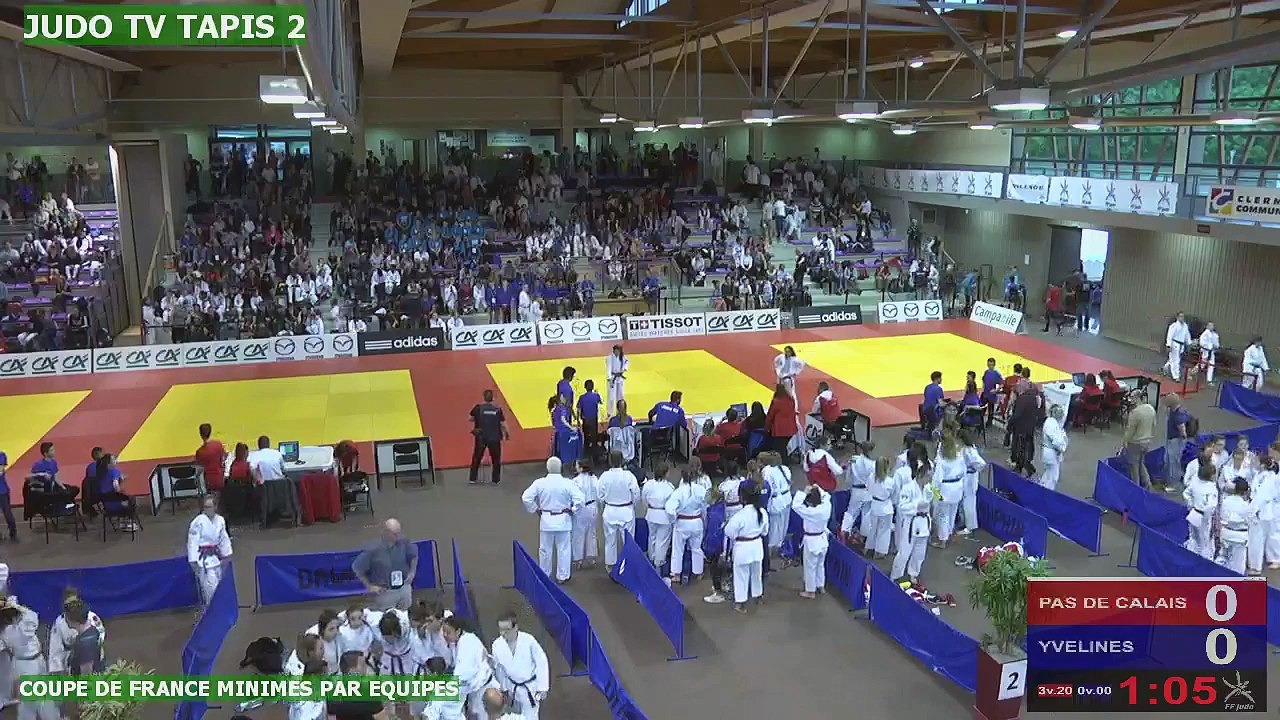 TAPIS 2 - COUPE DE FRANCE MINIMES PAR ÉQUIPES DE DÉPARTEMENTS - CEYRAT, 2016 - LIVE 3 (80)